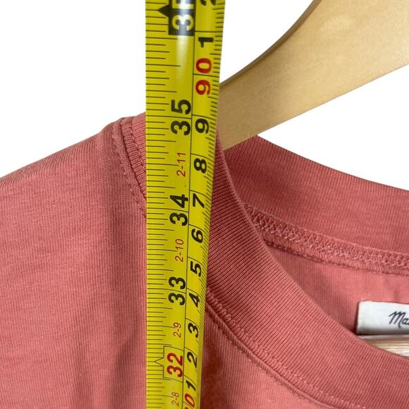 Madewell 2XL Orange T-shirt Essential - Picture 3 of 4